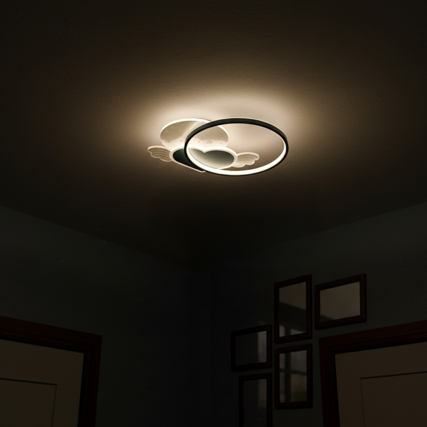 Brilagi - Plafonieră LED pentru copii LOVE 48W/230V 3000/4500/6000K albastră