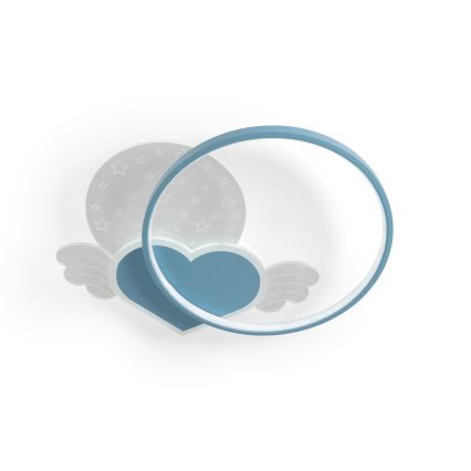 Brilagi - Plafonieră LED pentru copii LOVE 48W/230V 3000/4500/6000K albastră