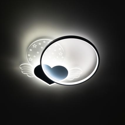 Brilagi - Plafonieră LED pentru copii LOVE 48W/230V 3000/4500/6000K albastră