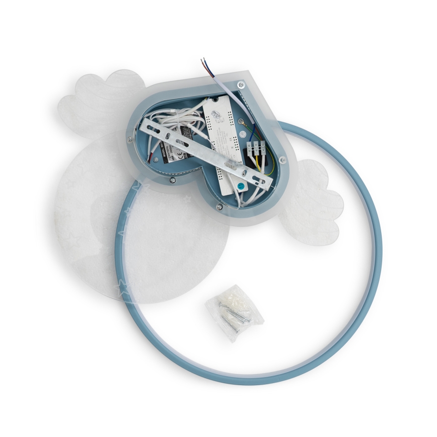 Brilagi - Plafonieră LED pentru copii LOVE 48W/230V 3000/4500/6000K albastră