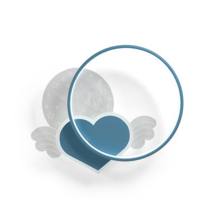 Brilagi - Plafonieră LED pentru copii LOVE 48W/230V 3000/4500/6000K albastră