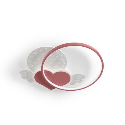 Brilagi - Plafonieră LED pentru copii LOVE, 48W, 230V, 3000/4500/6000K, roz