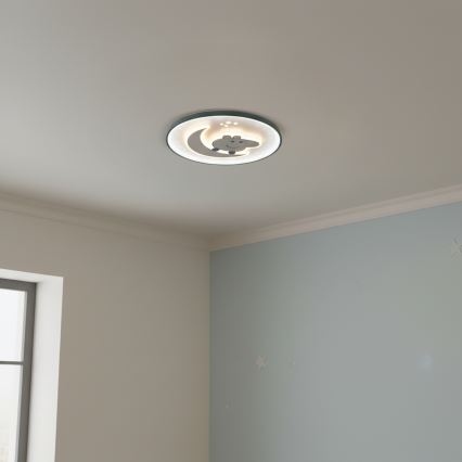 Brilagi - Lampă LED de tavan pentru copii PIGGY, 70W, 230V, 3000/4500/6000K, Ø 45 cm