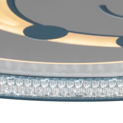 Brilagi - Lampă LED de tavan pentru copii PIGGY, 70W, 230V, 3000/4500/6000K, Ø 45 cm