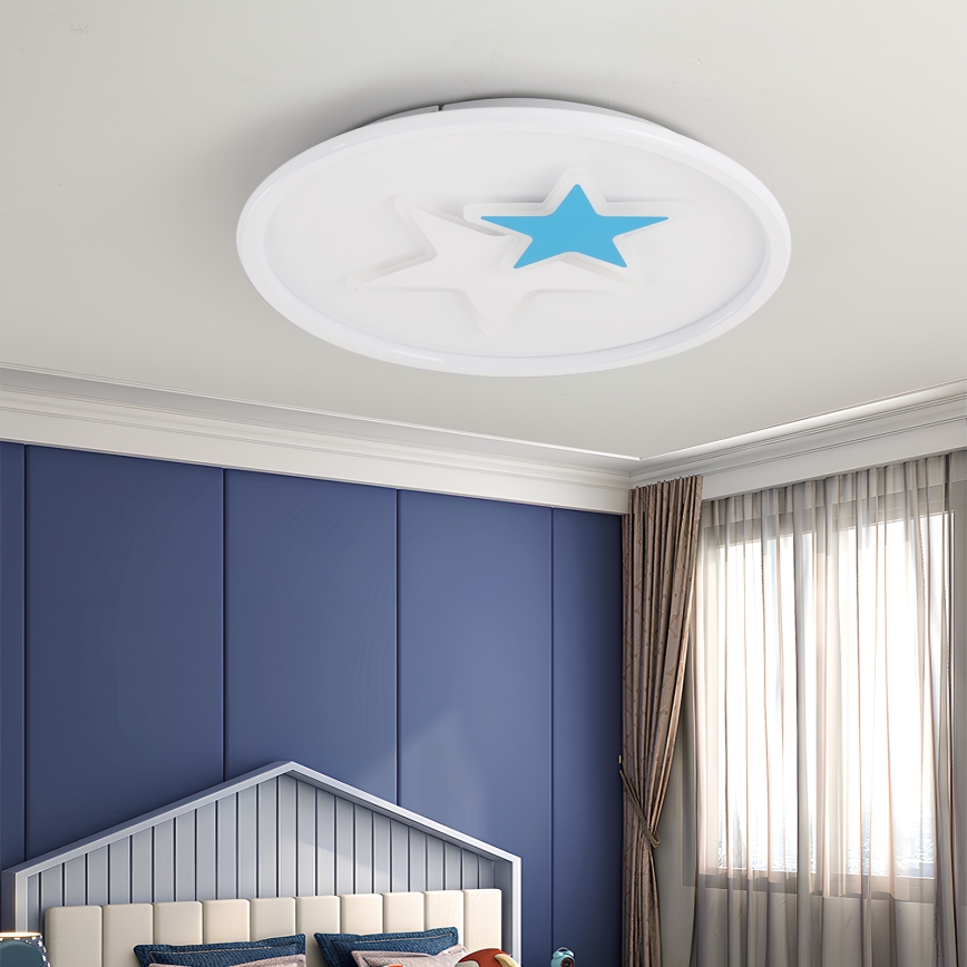 Brilagi - Plafonieră LED pentru copii STARS, 35 W, 230 V, Ø 53 cm