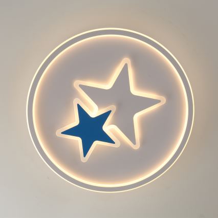 Brilagi - Plafonieră LED pentru copii STARS, 35 W, 230 V, Ø 53 cm