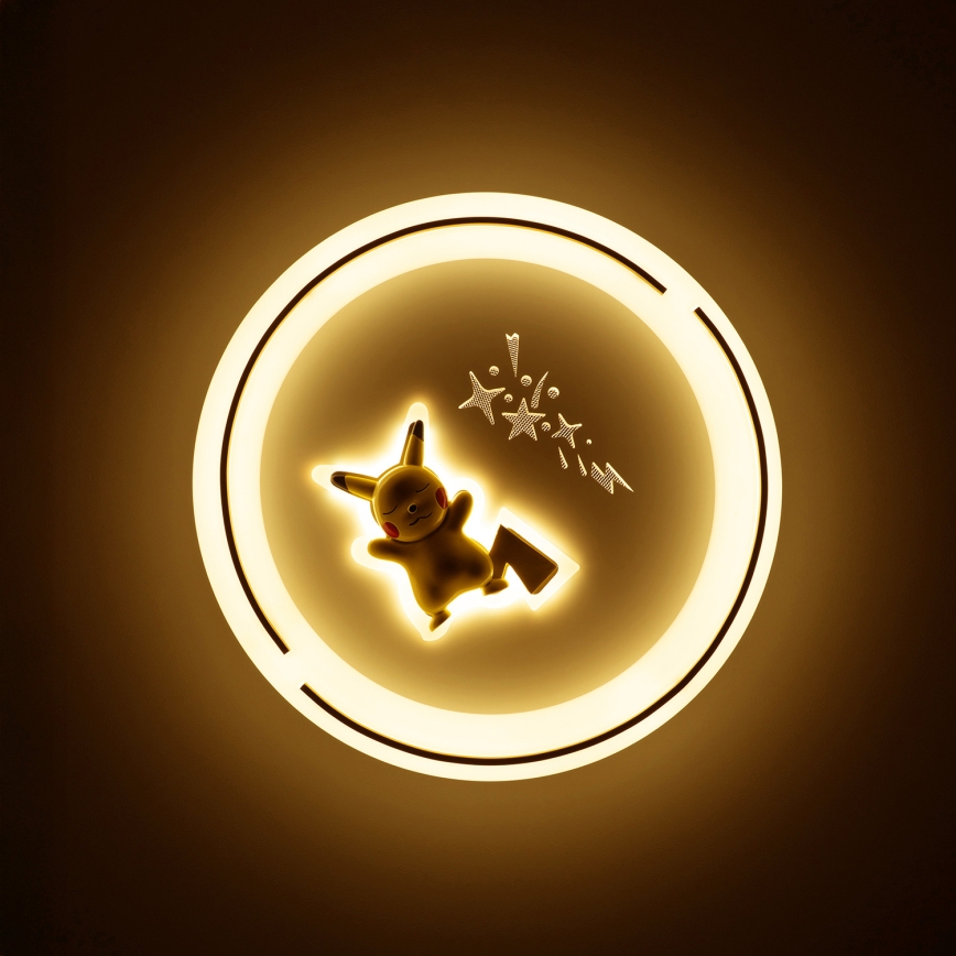 Brilagi - Plafonieră LED pentru copii THUNDER 90W, 230V, 3000/4500/6000K, Ø 50 cm