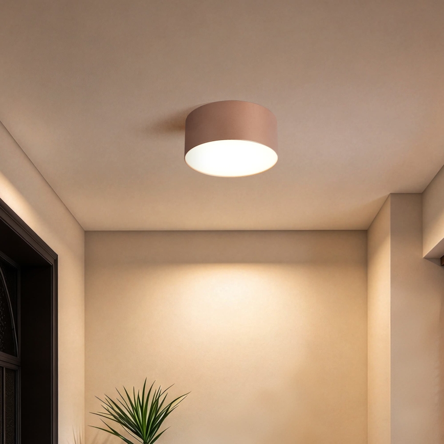 BRILAGI - Plafonieră LED de exterior FORIS LED/14W/230V Ø 12 cm culoare bronz IP44