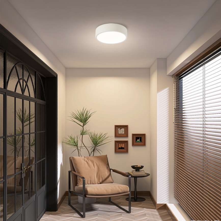 Brilagi - Plafonieră LED POOL, 18 W, 230 V, 3000/4000/6000 K, Ø 20 cm, alb