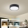 Brilagi - Plafonieră LED POOL, 18W/230V, 3000/4000/6000K, ø 20 cm, negru