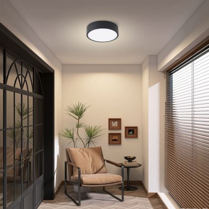 Brilagi - Plafonieră LED POOL, 18W/230V, 3000/4000/6000K, ø 20 cm, negru