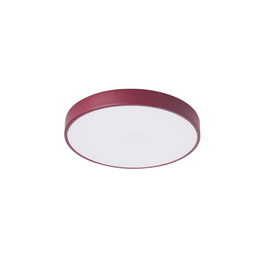 Brilagi - Plafonieră LED POOL, 36 W, 230 V, 3000/4000/6000 K, Ø 30 cm, burgundiu