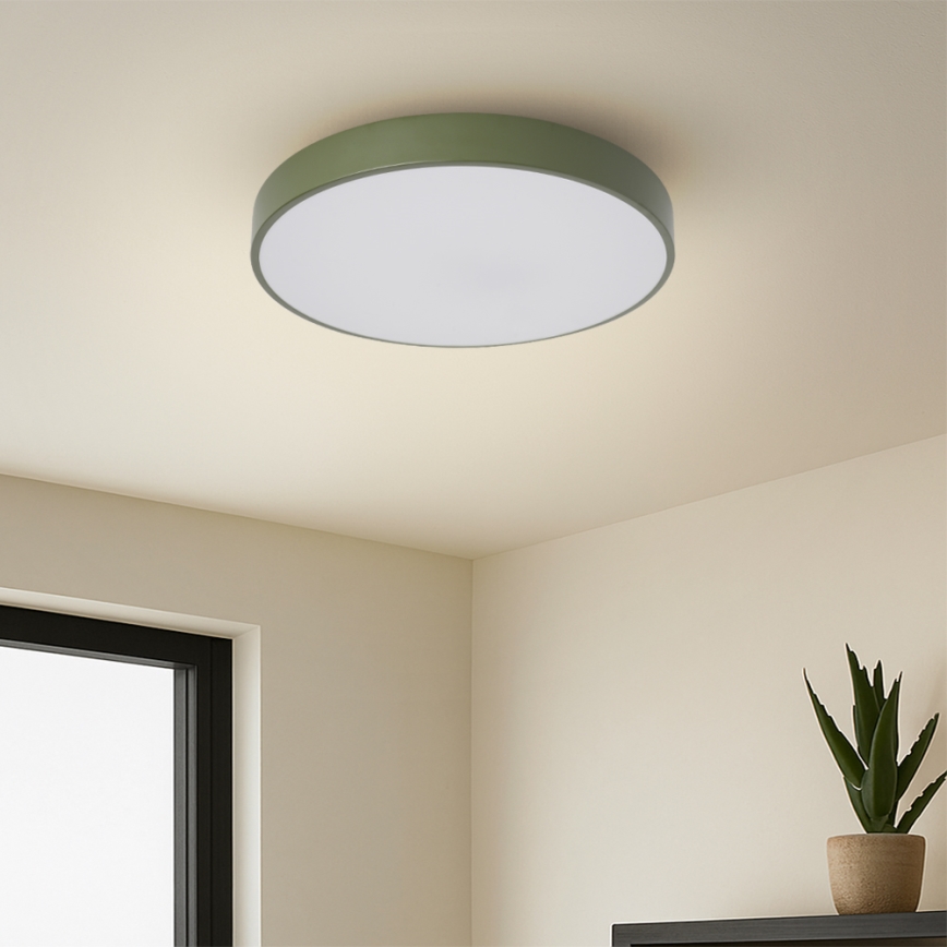 Brilagi - Plafonieră LED POOL LED/36W/230V 3000/4000/6000K Ø 30 cm verde