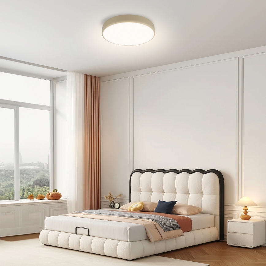 Brilagi - Plafonieră LED POOL, 36W/230V, 3000/4000/6000K, Ø 30 cm, bej
