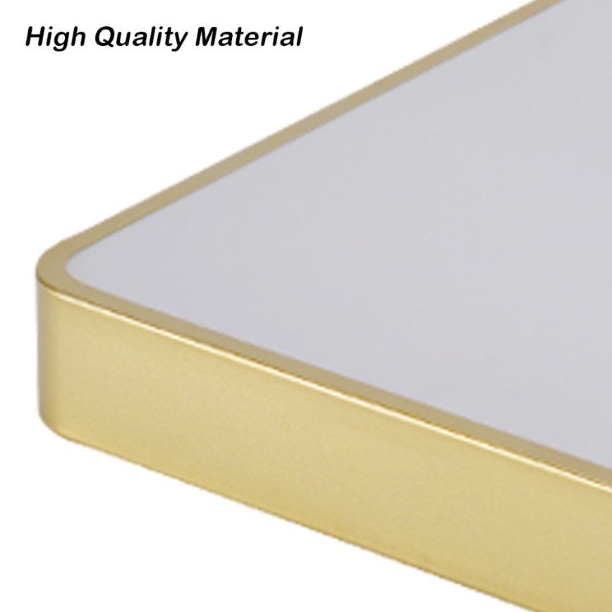 Brilagi - Plafonieră LED POOL, 36W, 230V, 3000/4500/6000K, 40x40 cm, auriu