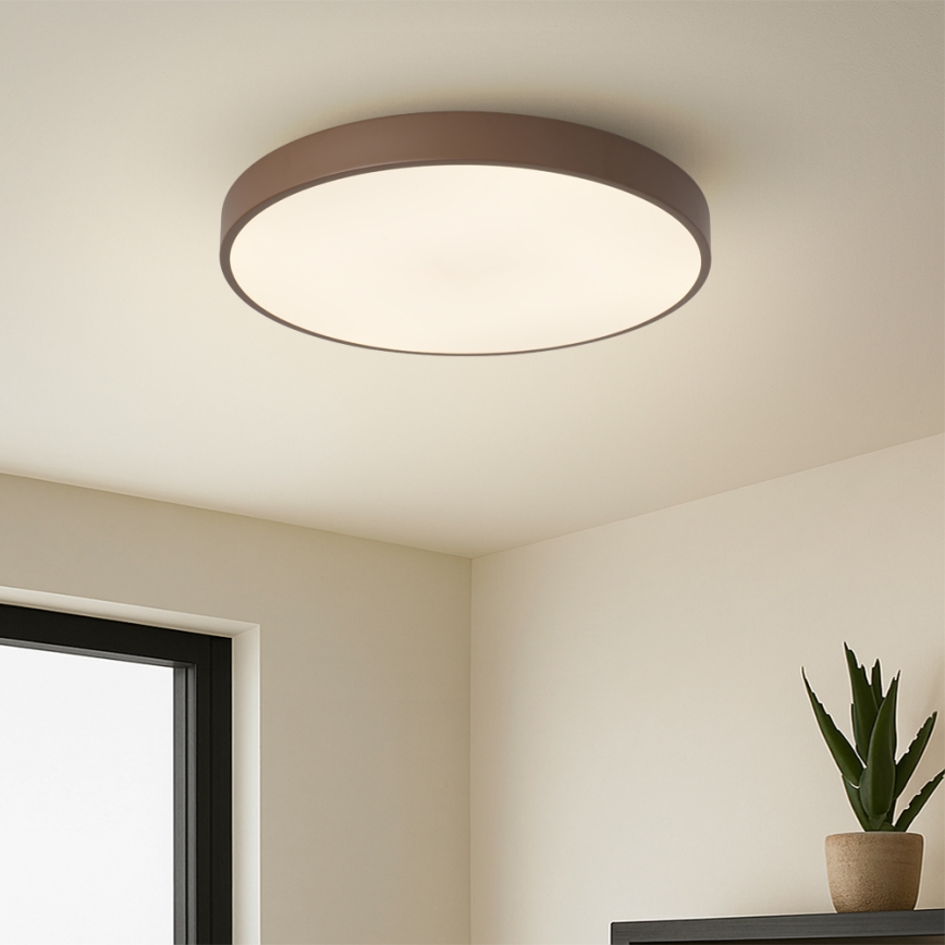 Brilagi - Plafonieră LED POOL 48W/230V 3000/4000/6000K Ø 40 cm maro