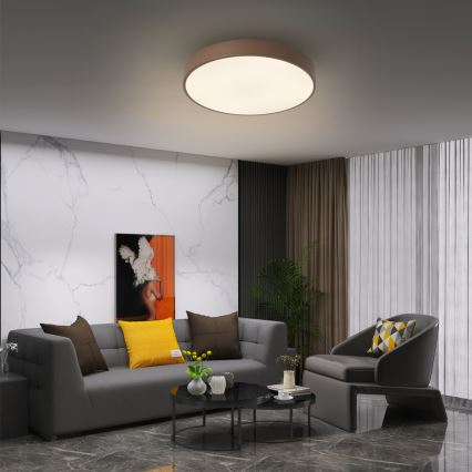 Brilagi - Plafonieră LED POOL 48W/230V 3000/4000/6000K Ø 40 cm maro