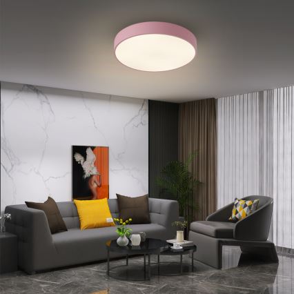 Brilagi - Plafonieră LED POOL LED/48W/230V 3000/4000/6000K Ø 40 cm roz