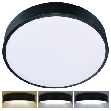 Brilagi - Plafonieră LED POOL, 48W, 230V, 3000/4000/6000K, diametru 40 cm, neagră
