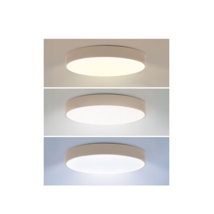 Brilagi - Plafonieră LED POOL, 48W, 230V, 3000/4000/6000K, Ø 40 cm, bej
