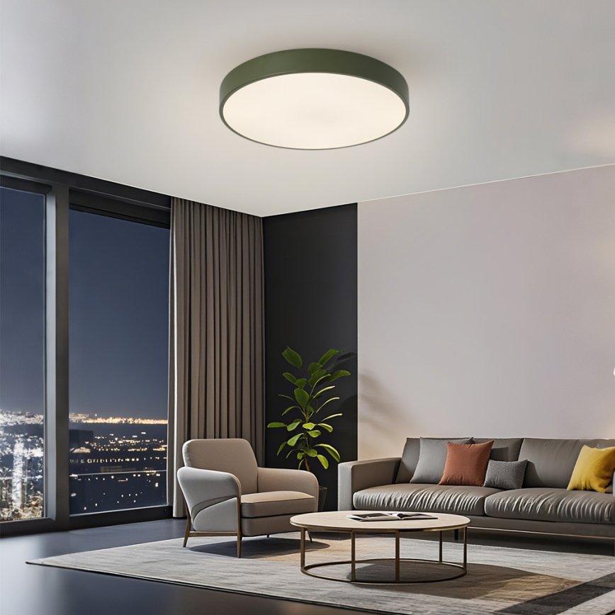 Brilagi - Lampă LED de tavan POOL LED/60W/230V 3000/4000/6000K Ø 50 cm verde