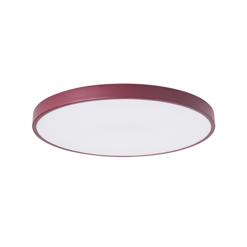 Brilagi - Plafonieră LED POOL, 60 W, 230 V, 3000/4000/6000 K, Ø 60 cm, bordo