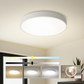 Brilagi - Plafonieră LED POOL, 60 W, 230 V, 3000/4000/6000 K, Ø 60 cm, alb