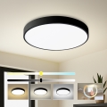 Brilagi - Plafonieră LED POOL, 60W, 230V, 3000/4000/6000K, Ø 60 cm, neagră