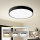 Brilagi - Plafonieră LED POOL, 60W, 230V, 3000/4000/6000K, Ø 60 cm, neagră