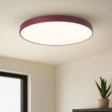 Brilagi - Plafonieră LED POOL LED/100W/230V 3000/4000/6000K Ø 80 cm vișiniu