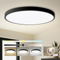 Brilagi - Plafonieră LED POOL LED/180W/230V 3000/4000/6000K Ø 120 cm neagră