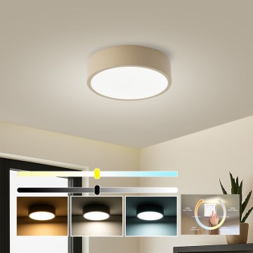 Brilagi - Plafonieră LED POOL LED/18W/230V 3000/4000/6000K Ø 20 cm bej
