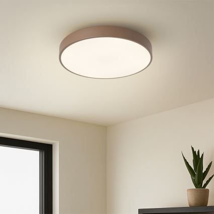 Brilagi - Plafonieră LED POOL, 36 W, 230 V, 3000/4000/6000K, Ø 30 cm, maro
