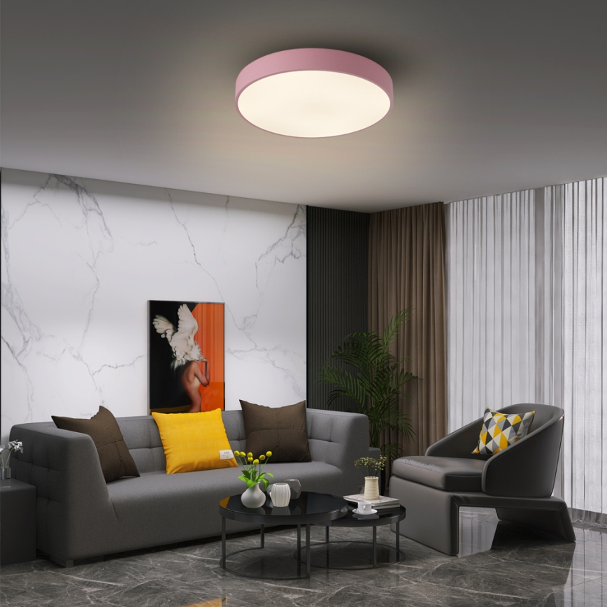 Brilagi - Plafonieră POOL LED/36W/230V 3000/4000/6000K Ø 30 cm roz