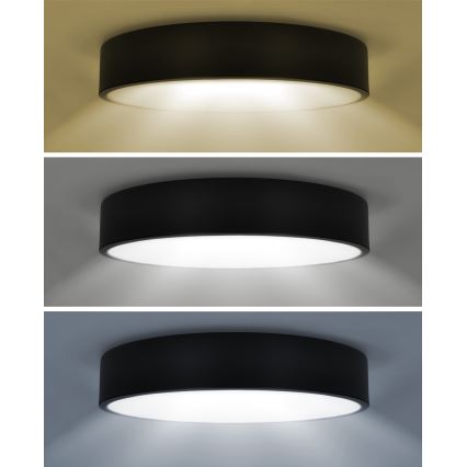 Brilagi - Plafonieră LED POOL LED/36W/230V 3000/4000/6000K Ø 30 cm negru