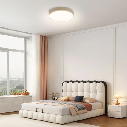 Brilagi - Plafonieră LED POOL, 36W, 230V, 3000/4500/6000K, Ø 30 cm, bej