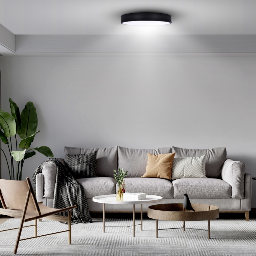 Brilagi - Plafonieră LED POOL LED/36W/230V 3000/4500/6000K Ø 30 cm neagră