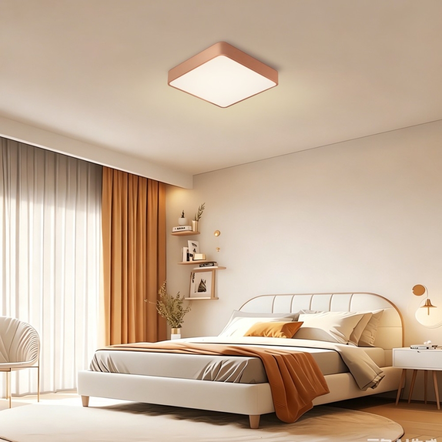 Brilagi - Plafonieră LED POOL 48W/230V 3000/4000/6000K 50x50 cm bronz