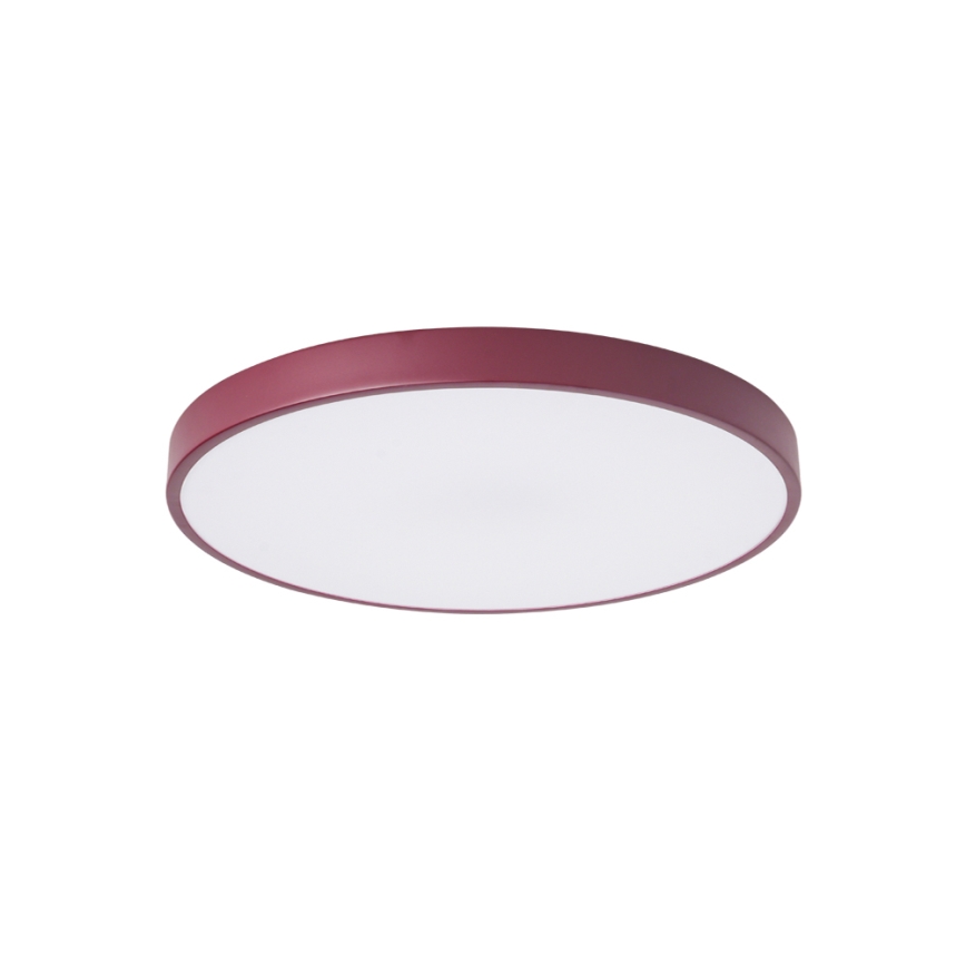 Brilagi - Plafonieră LED POOL, 60 W, 230 V, 3000/4000/6000 K, Ø 50 cm, burgundiu