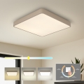 Brilagi - Plafonieră LED POOL SQUARE, 36W, 230V, 3000/4000/6000K, 40x40 cm, bej