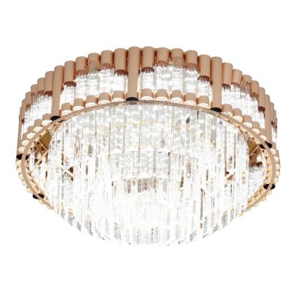 Brilagi - Plafonieră LED dimabilă CROWN LED/41W/230V 3000–6000K, diametru 48 cm, auriu + telecomandă