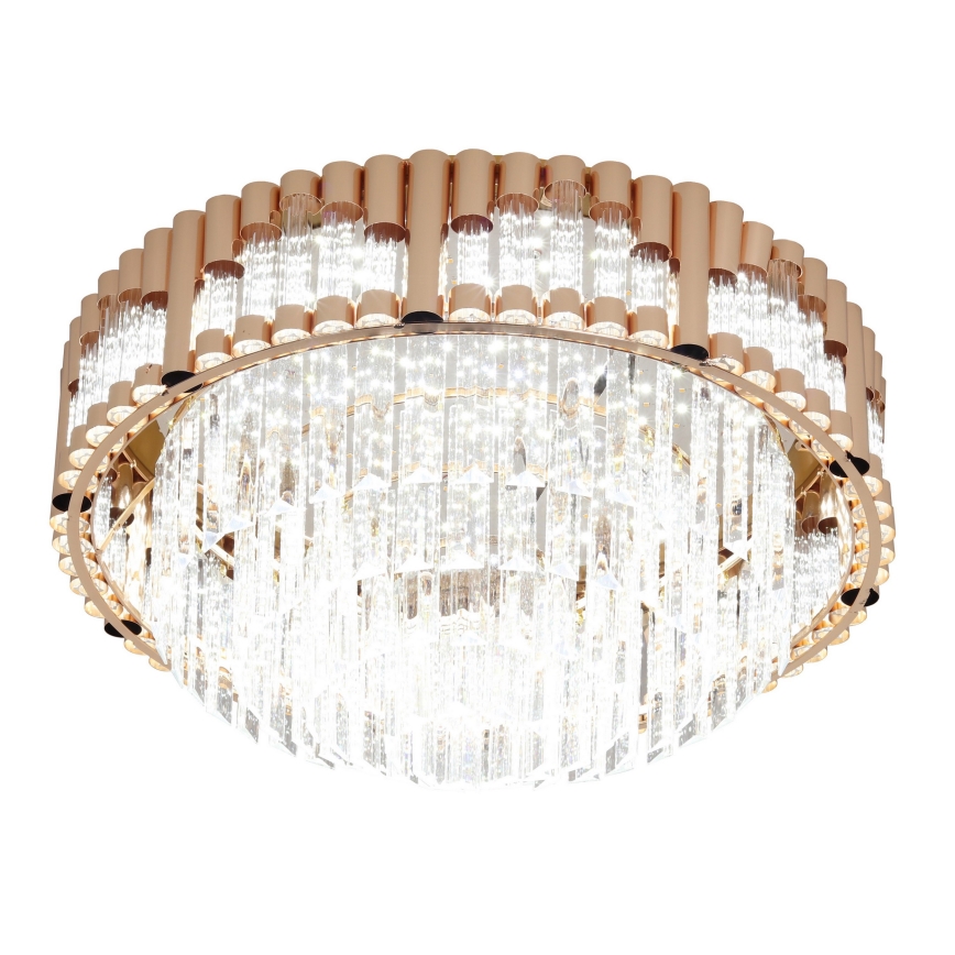 Brilagi - Plafonieră LED dimabilă CROWN LED/41W/230V 3000–6000K, diametru 48 cm, auriu + telecomandă