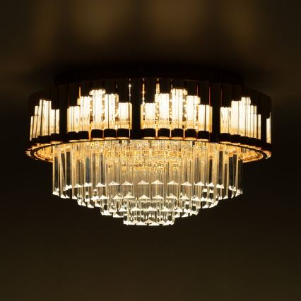 BRILAGI - Plafonieră LED dimabilă CROWN LED/41W/230V 3000–6000K, diametru 48 cm, auriu + telecomandă