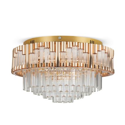 BRILAGI - Plafonieră LED dimabilă CROWN LED/41W/230V 3000–6000K, diametru 48 cm, auriu + telecomandă