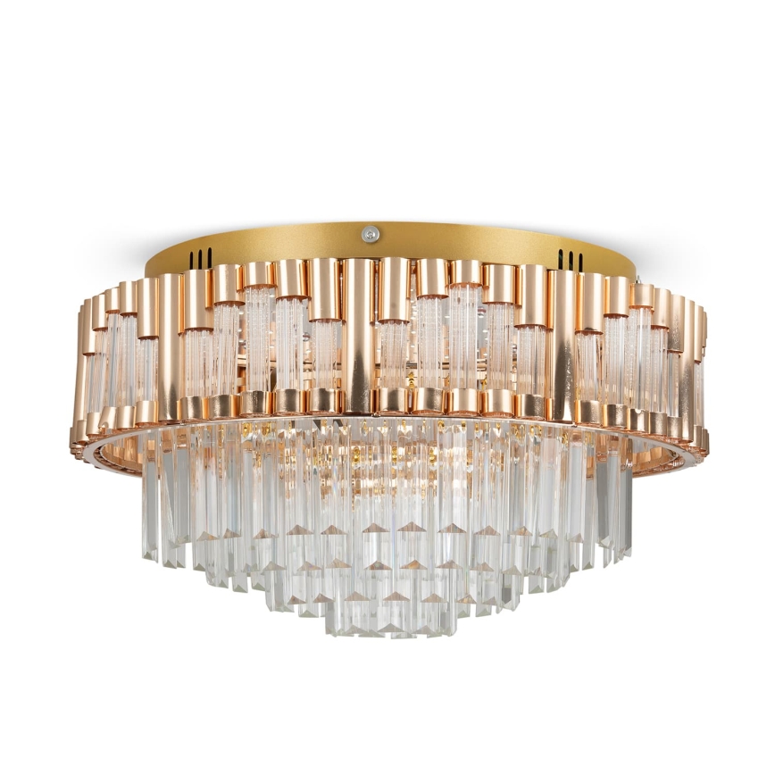 BRILAGI - Plafonieră LED dimabilă CROWN LED/41W/230V 3000–6000K, diametru 48 cm, auriu + telecomandă