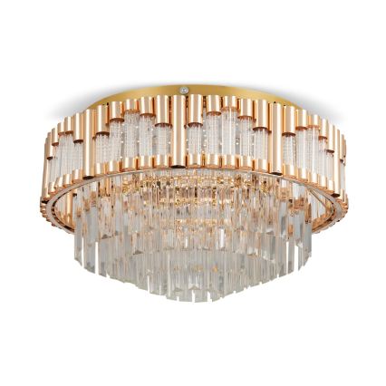 BRILAGI - Plafonieră LED dimabilă CROWN LED/41W/230V 3000–6000K, diametru 48 cm, auriu + telecomandă