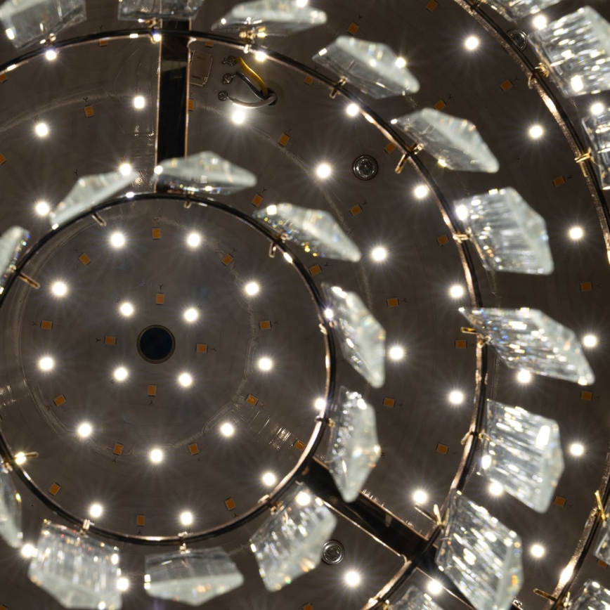 BRILAGI - Plafonieră LED dimabilă CROWN LED/41W/230V 3000–6000K, diametru 48 cm, auriu + telecomandă