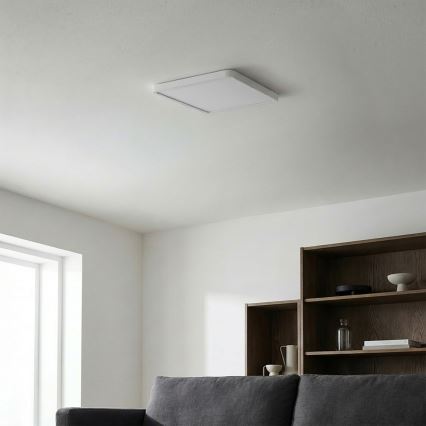 Brilagi - Plafonieră LED dimabilă ESTELA SQUARE, 36 W, 230 V, 3000–6500 K, 31 x 31 cm, alb, cu telecomandă inclusă