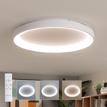 Brilagi - Plafonieră LED reglabilă FALCON II LED/108W/230V 3000–6500K Ø80 cm albă + telecomandă