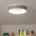 Brilagi - Plafonieră LED reglabilă FALCON LED/40W/230V 3000-6500K Ø 45 cm, gri + telecomandă